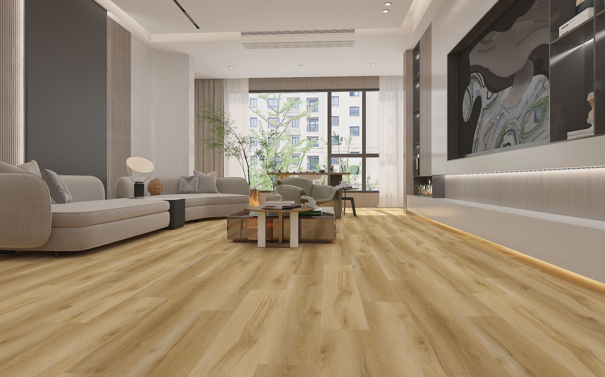 Golden- 6.5MM Waterproof SPC 20 Mil Layer IXPE Pad