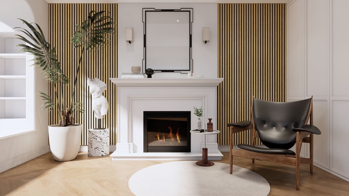 Acoustic Slat Wood Wall Panel